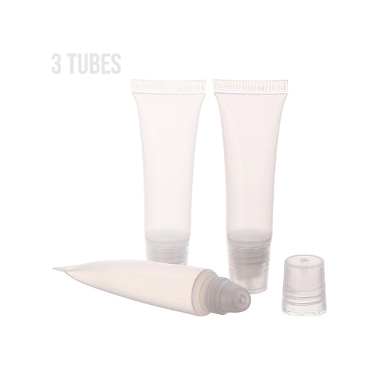 Lip Gloss Squeeze Tubes - Pack of 3
