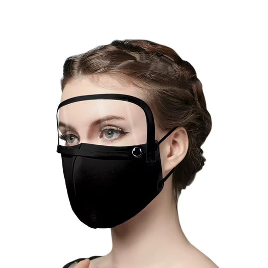 Reusable Face Mask with Detachable Eye Shield