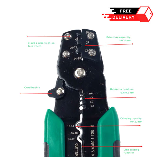 Multifunctional Crimping Terminal 4 in 1 Tool