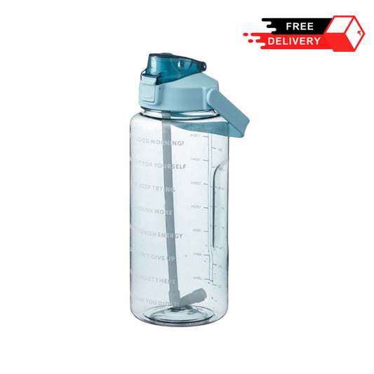Transparent Trendy Water Bottle - 2000 ml Capacity