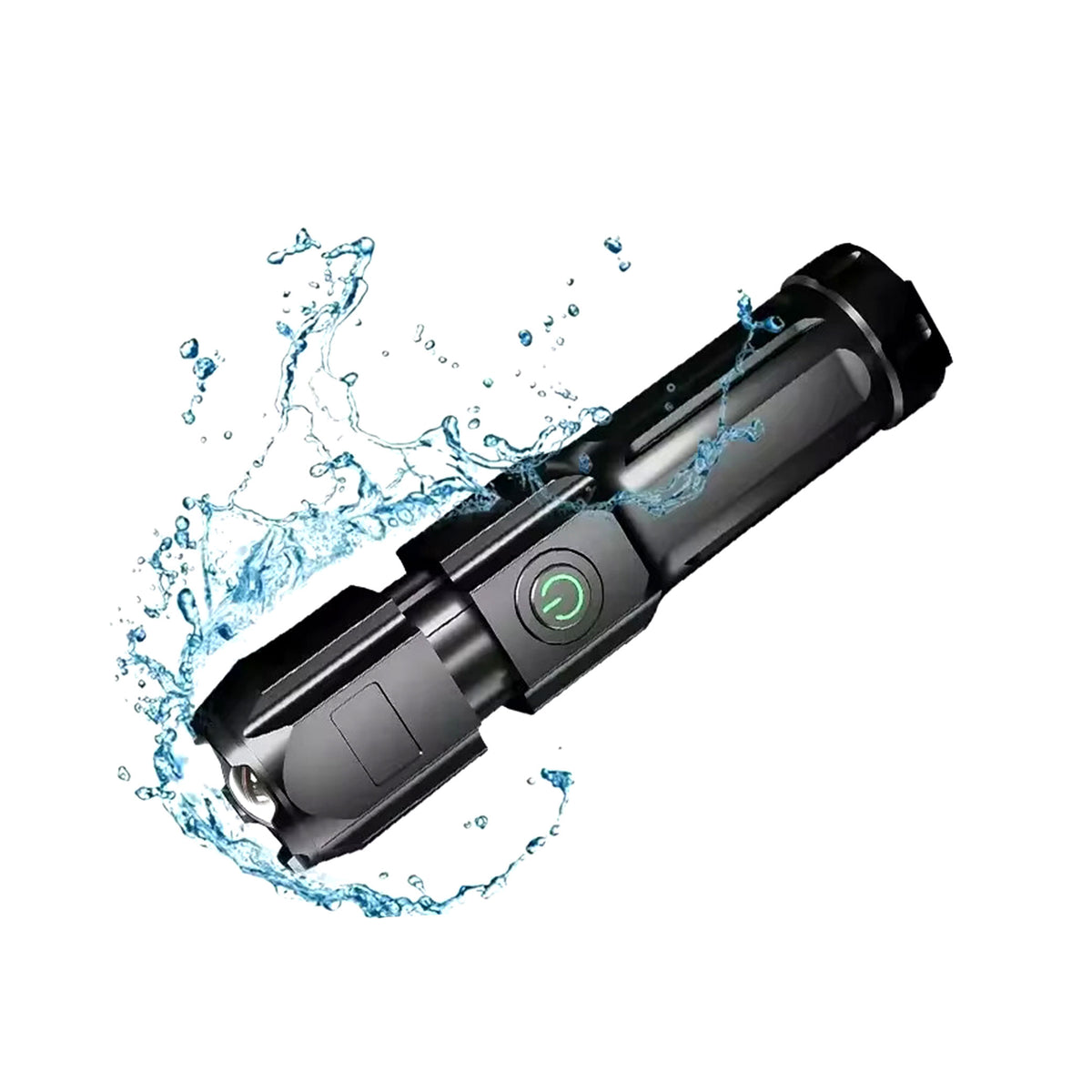 Powerful USB Rechargeable LED Flashlight