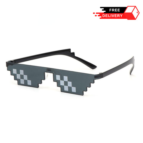 Mini Craft Pixilated Cosplay Glasses