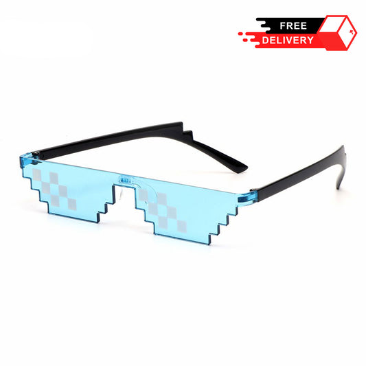 Mini Craft Pixilated Cosplay Glasses