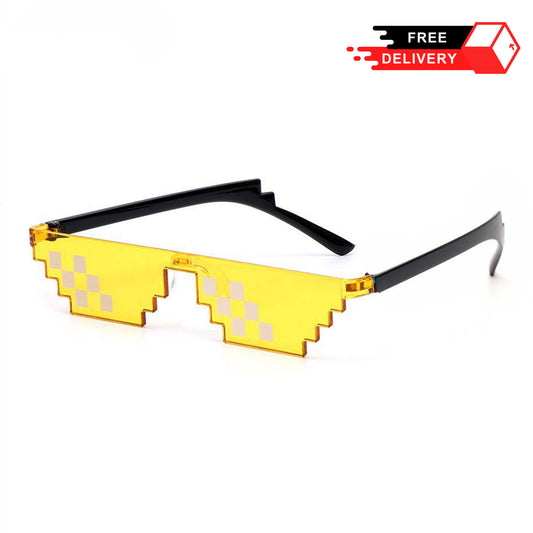 Mini Craft Pixilated Cosplay Glasses