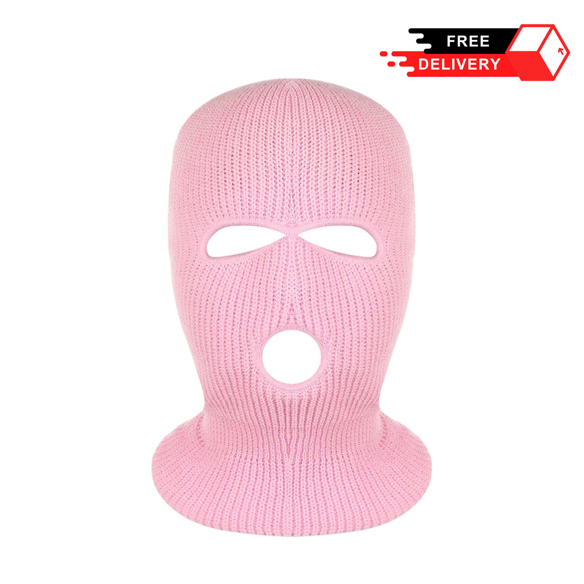 Face Cover Mask Neck 3 Hole Knitted Full