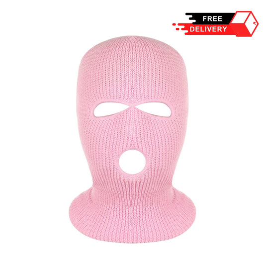 Face Cover Mask Neck 3 Hole Knitted Full