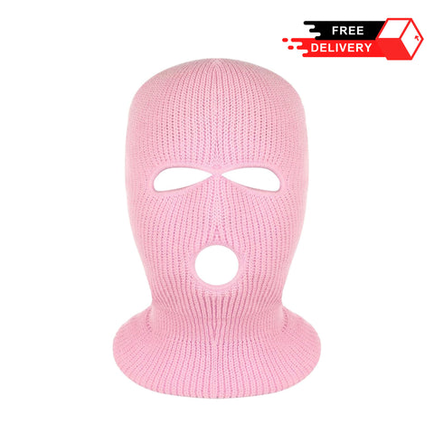 Face Cover Mask Neck 3 Hole Knitted Full
