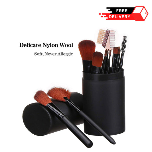 Makeup Brush Box - 12 Pcs