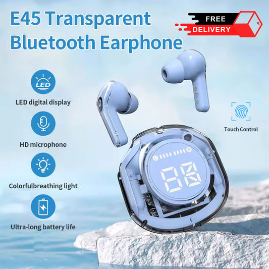 E45 Crystal In-Ear Earbuds BT 5.3