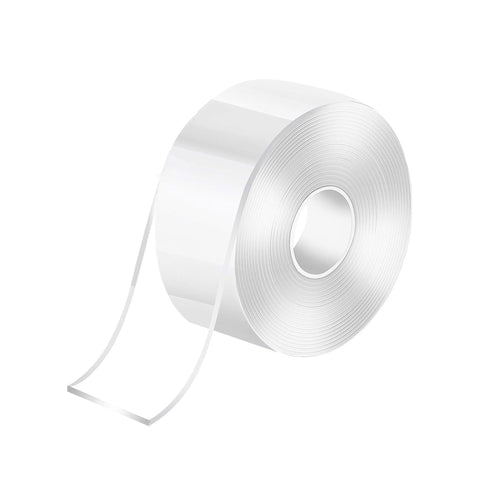 Double Sided Transparent Nano Tape - 1mm x 24mm x 3 MTR
