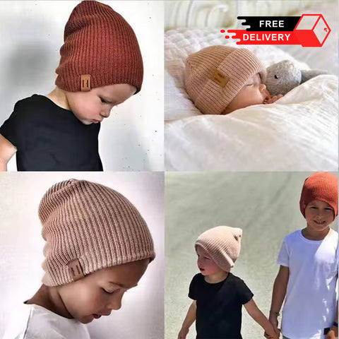 Kid's Soft Knitted Beanie
