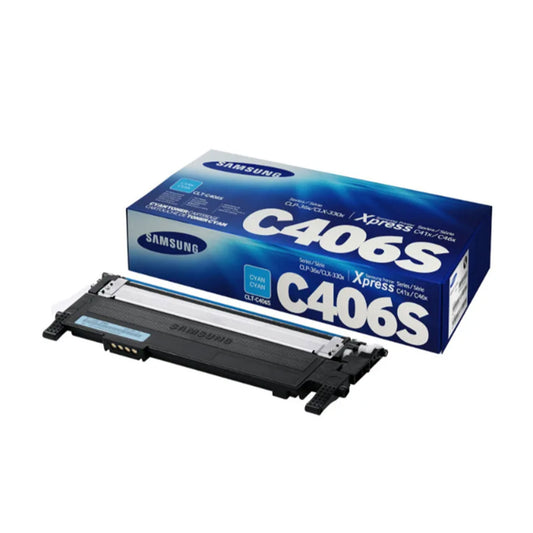 Samsung CLT406S Cyan Toner Cartridge