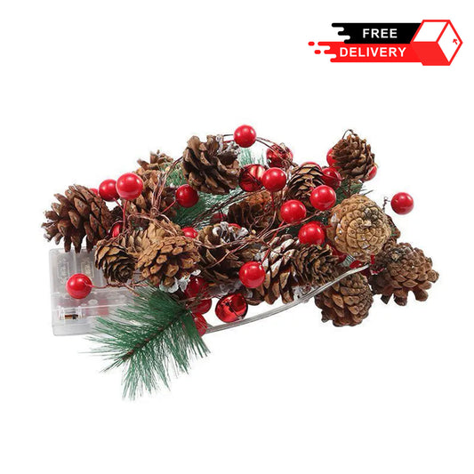 Pinecone Copper Wire Lights