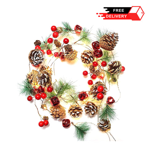 Pinecone Copper Wire Lights