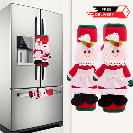 1pc Christmas New Arrival Refrigerator Cover Decorations