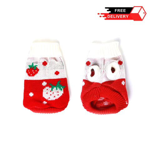 New Bunny Autumn and Winter Warm Knit Sweater for Rabbit, Cats and Small Dogs