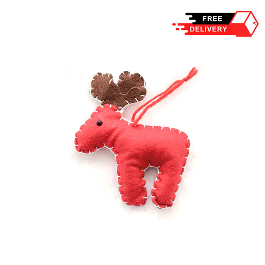 Christmas Tree Decoration Wool Felt Deer Decorations Pendant