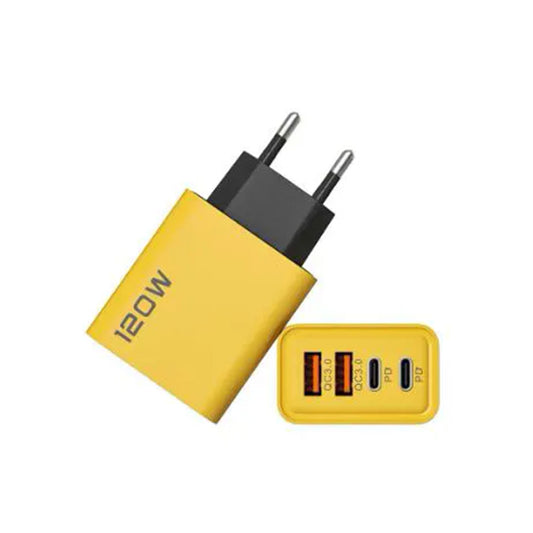 120W USB-C PD Fast Charger | Type-C Quick Charge 4.0/3.0 Wall Adapter for iPhone, Samsung & Android