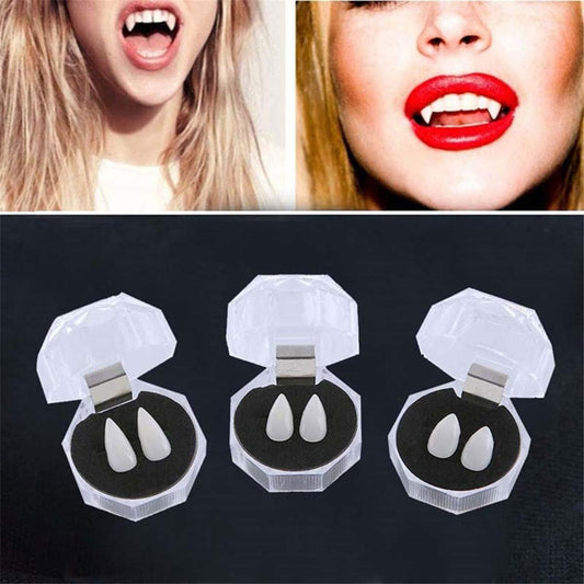 Vampire Resin Teeth Pair - 15cm