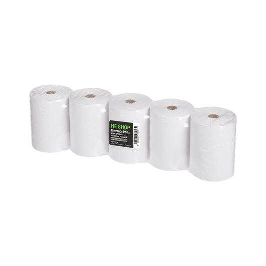 Premium Thermal Paper Rolls - Pack of 5