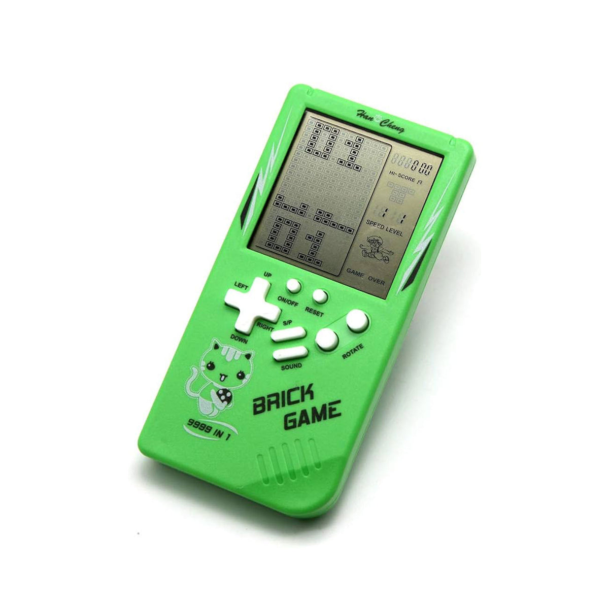 Retro Tetris Handheld Game Console with Large Screen