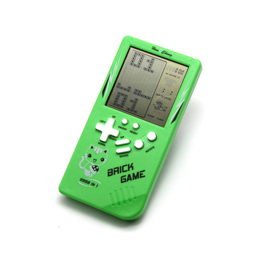 Retro Tetris Handheld Game Console with Large Screen