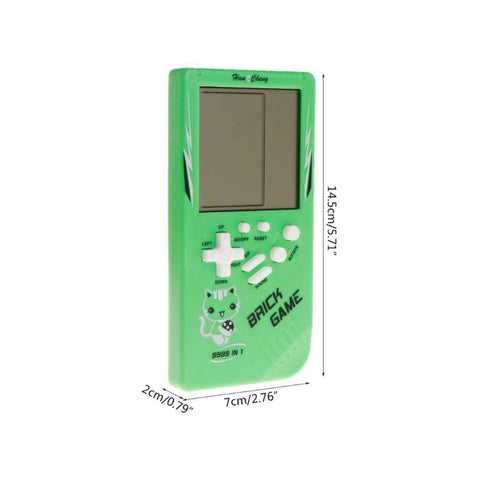 Retro Tetris Handheld Game Console with Large Screen