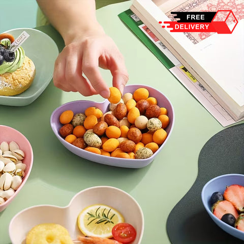 Multicolor Creative Plate set - 10 pcs