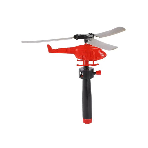 Flying Helicopter Toy with Rope