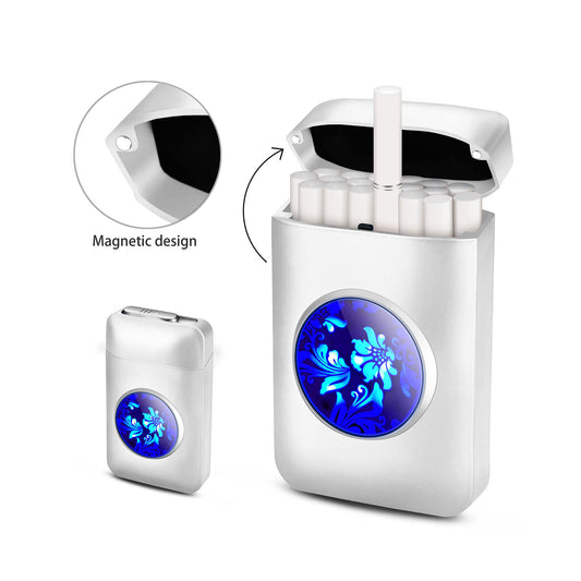 Cigarette Case with Electronic Lighter
