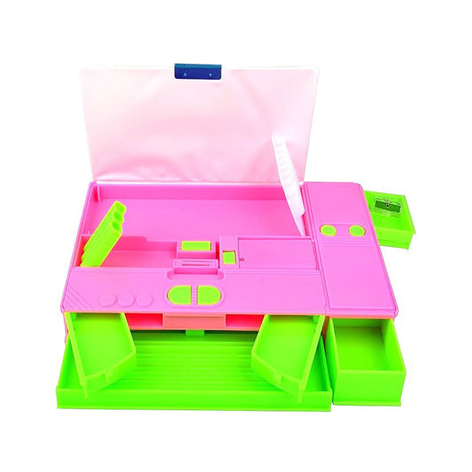 Magnetic Compartment Pencil Box - JUMBO