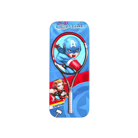 Metal Embossed Racket Pencil Box