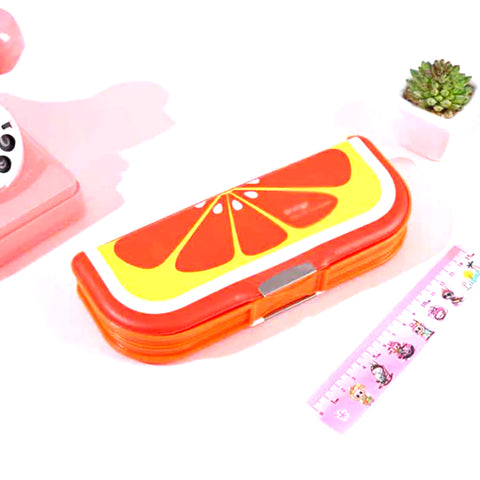 Double-sided Magnetic Fruits Pencil Box