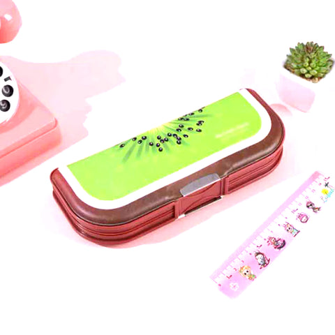 Double-sided Magnetic Fruits Pencil Box