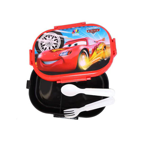 BHS Lunch Box with Two Portions, Spoon & Fork