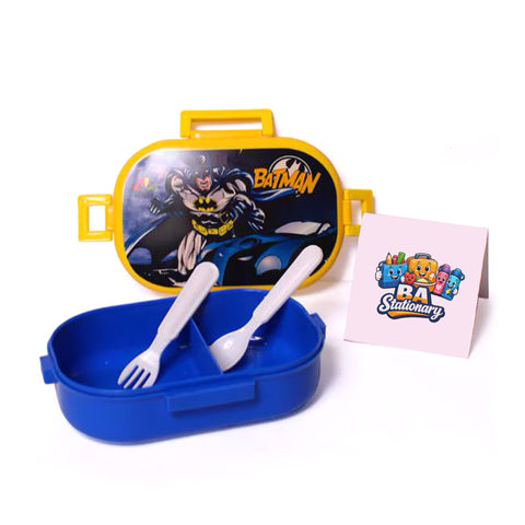 BHS Lunch Box with Two Portions, Spoon & Fork