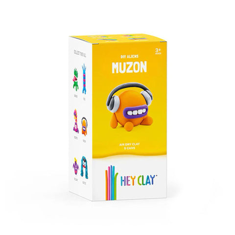 Hey Clay Multicolor Modeling Air-Dry Clay, 5 Cans