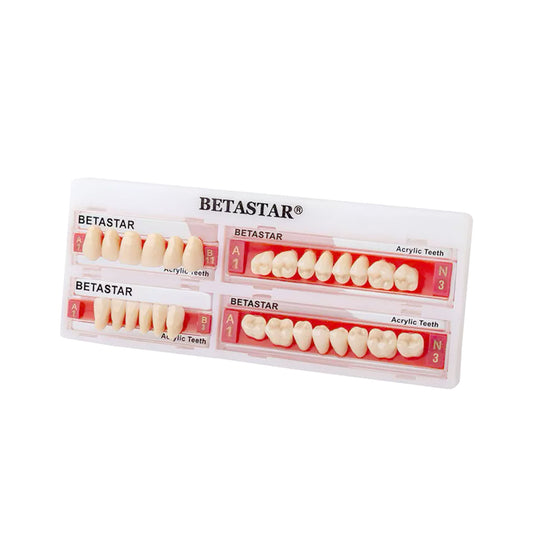 Acrylic Synthetic Resin Dental Denture Teeth Set - Beta Star