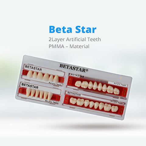 Acrylic Synthetic Resin Dental Denture Teeth Set - Beta Star