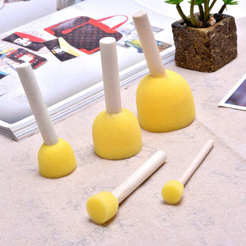 Sponge Drawing Stamp - 5 pcs