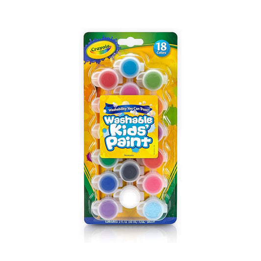 Crayola Washable Kids Paint Set - 18 Colors
