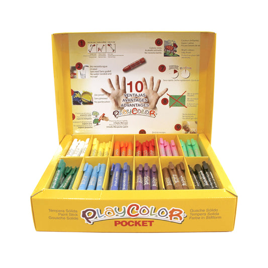 PLAYCOLOR BASIC POCKET Class Box of 144 units