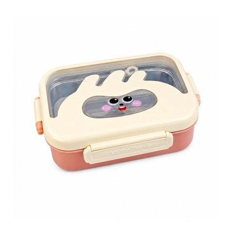 Cartoon Steel Square Lunch Box