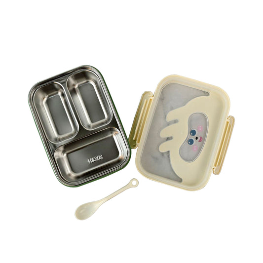 Cartoon Steel Square Lunch Box