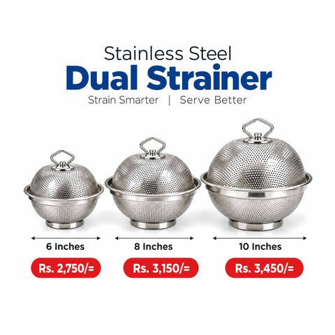 Dual Metal Strainer