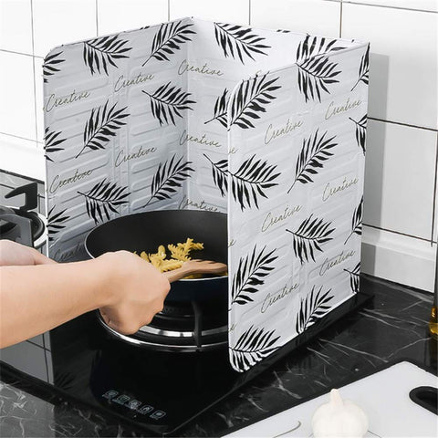 Aluminum Foil Stove Shield 3 Sided Guard