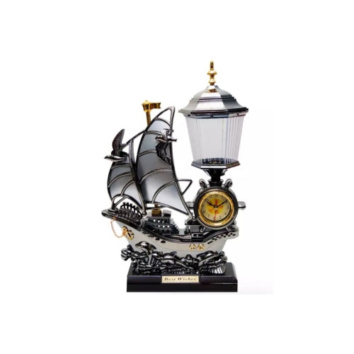 Ship Table Lamp and Clock