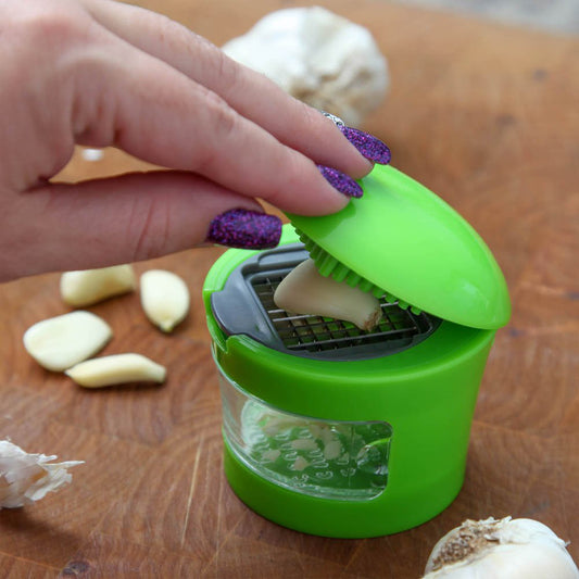 Mini Garlic Press Chopper Cutter