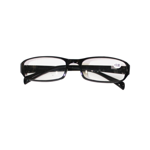 Black Frame Glasses +3.00