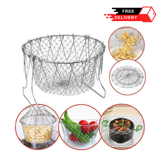FOLDING CHEF BASKET MAGIC KITCHEN TOOL